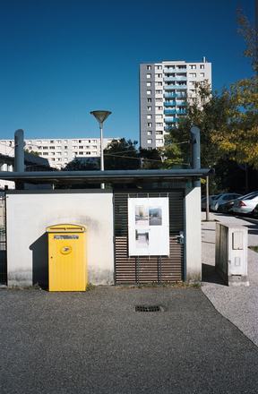 l'accrochage · entrée du quartier