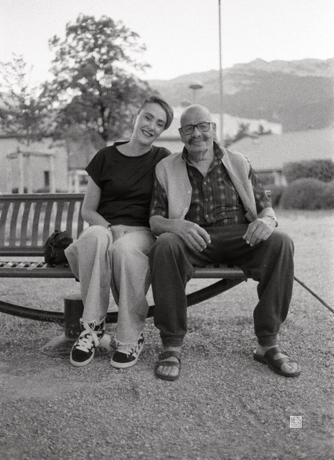 sur un banc