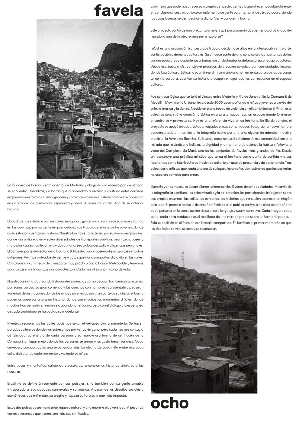 favela ocho · affiche 1