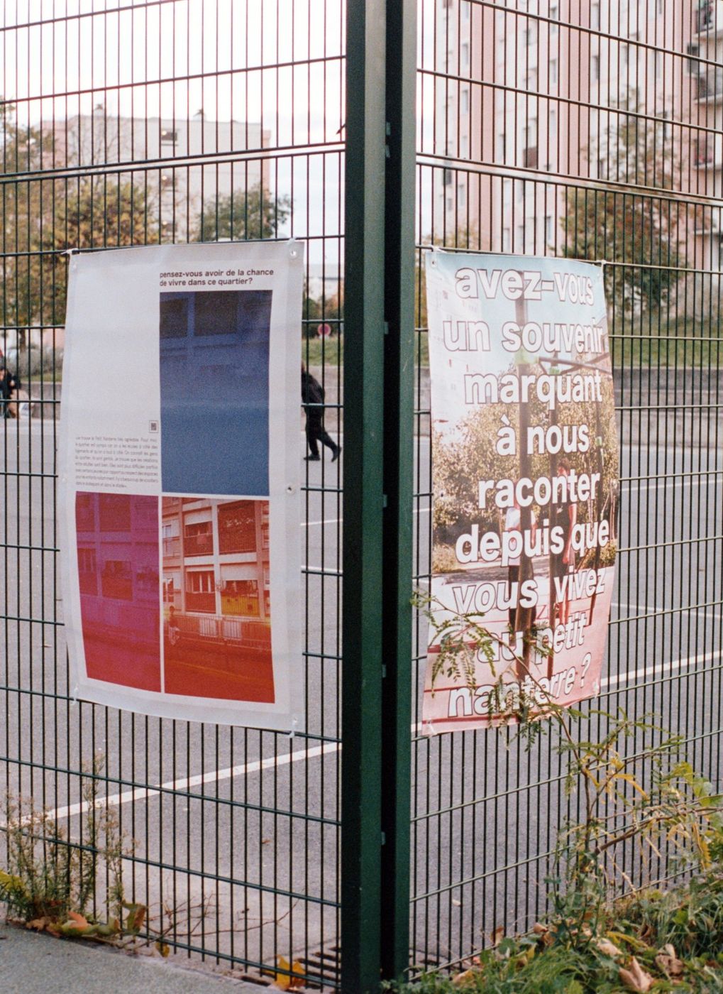 l'accrochage · la grille du city stade