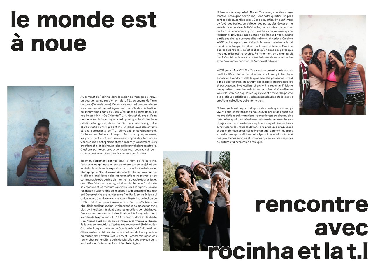 livret le monde est à noue : rencontre rocinha