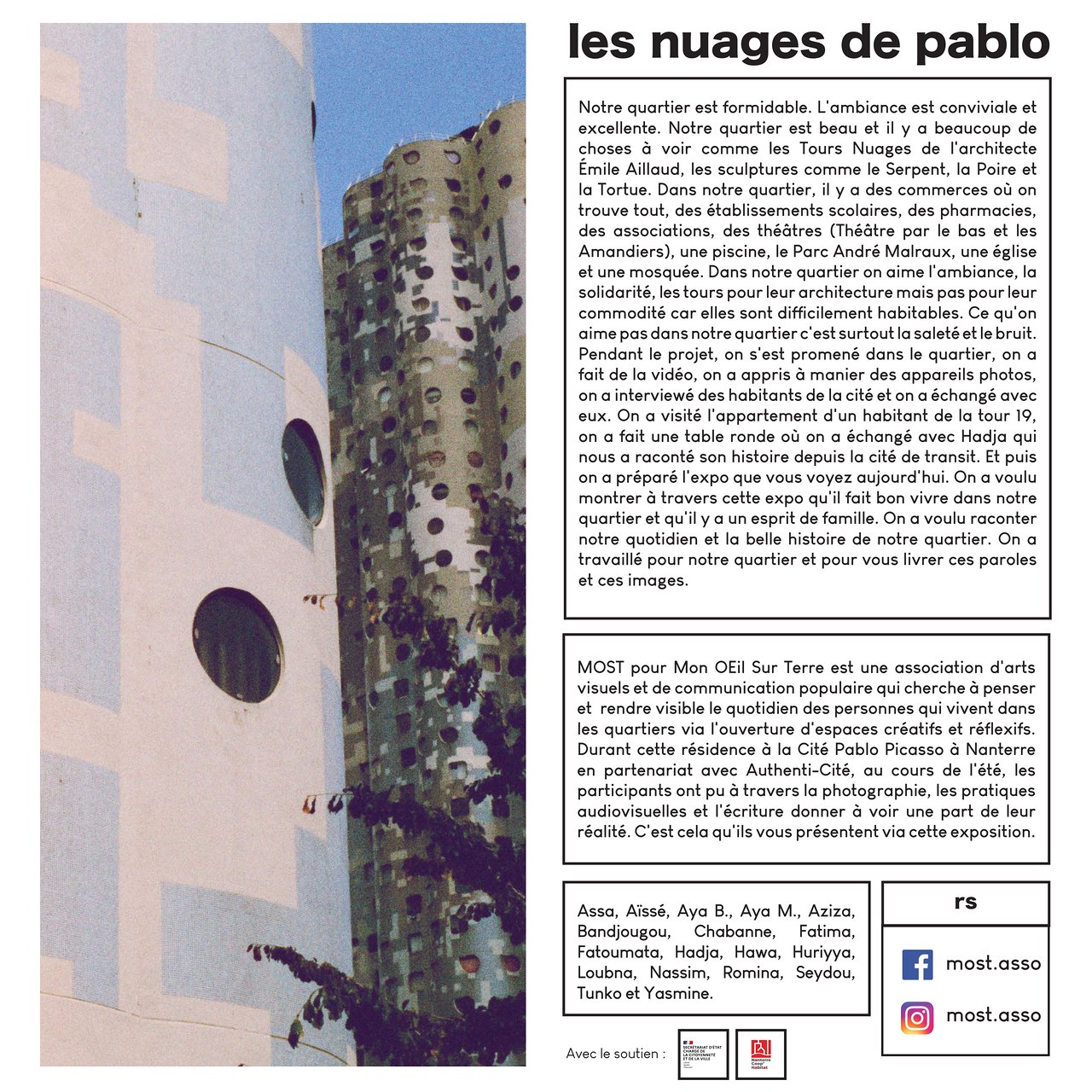 livret les nuages de pablo