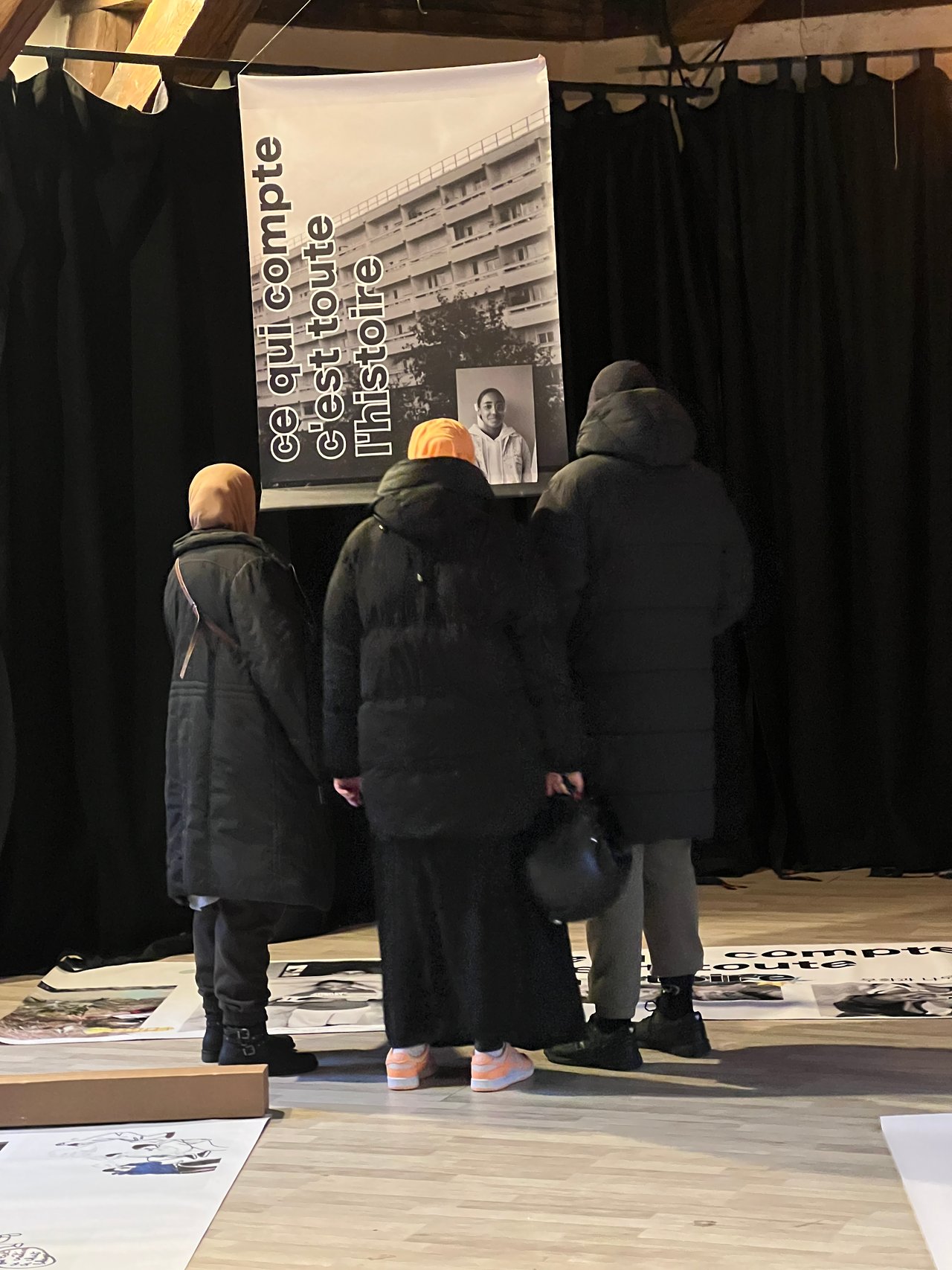 « ce qui compte, c’est toute l’histoire », Musée Sauvage, Argenteuil, janvier 2026