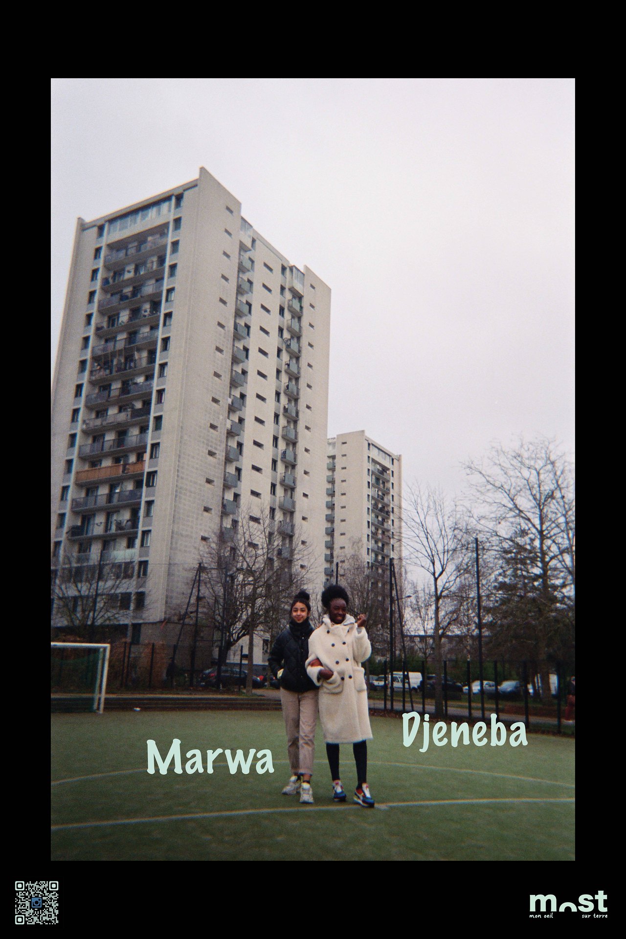 Marwa et Djeneba · « planète courtille », Saint-Denis, 2022