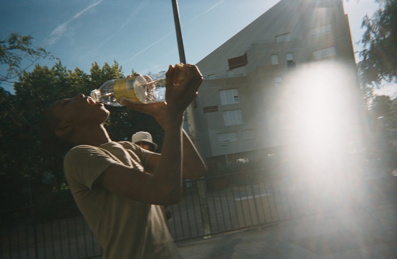 Réflexion solaire · « le petit nanterre avant/maintenant », Nanterre, 2022